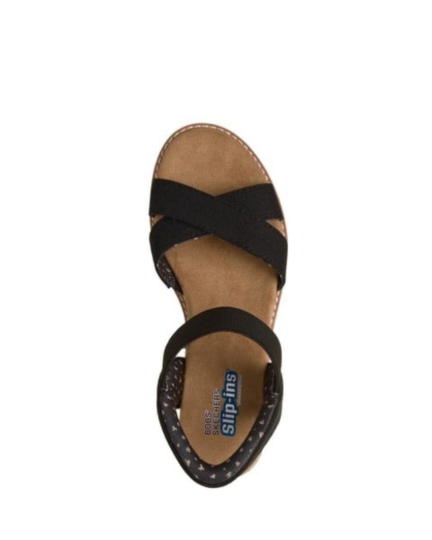 Skechers Slip-Ins: BOBS Desert Kiss - Golden Lily - BLACK slider