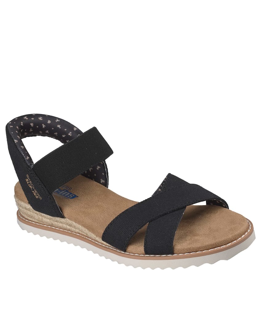 Skechers Slip-Ins: BOBS Desert Kiss - Golden Lily - BLACK