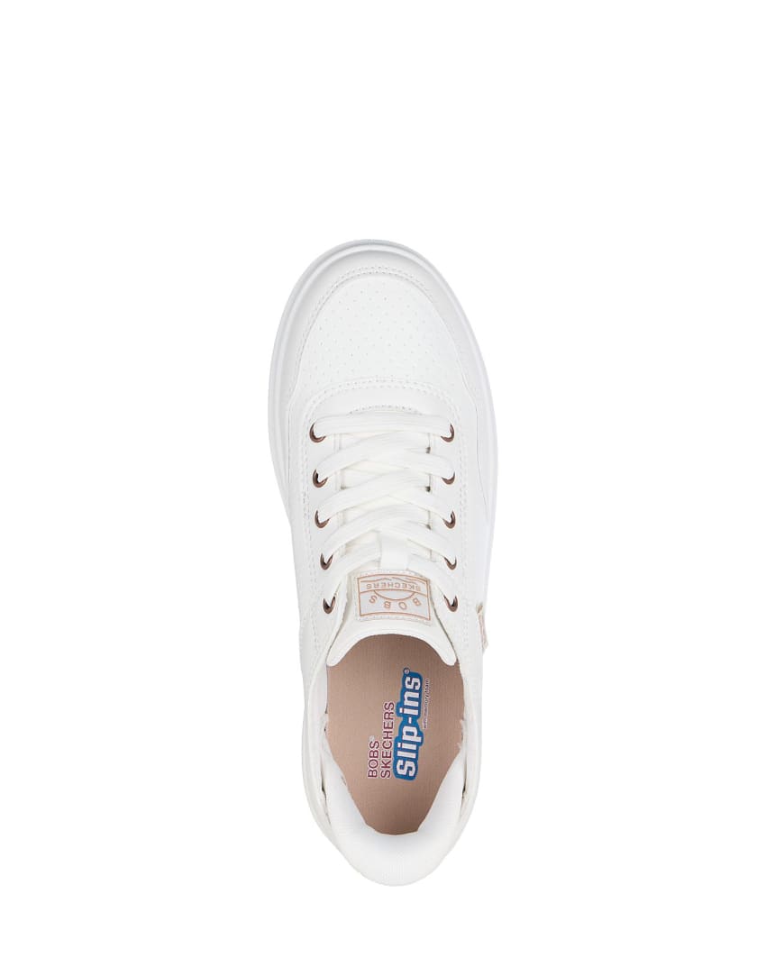 Skechers Slip-Ins: BOBS D'Vine - So Flattered Wide Fit - WHITE slider