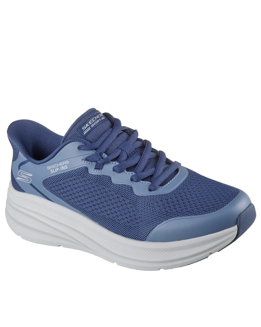 Skechers Slip-Ins: BOBS Skillz - NAVY/SILVER