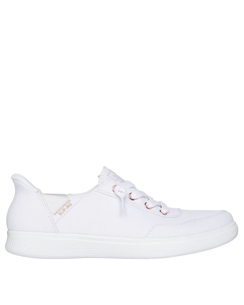 Skechers Slip-Ins: BOBS Skip Cute - B Cute Sweet Wide Fit - WHITE slider