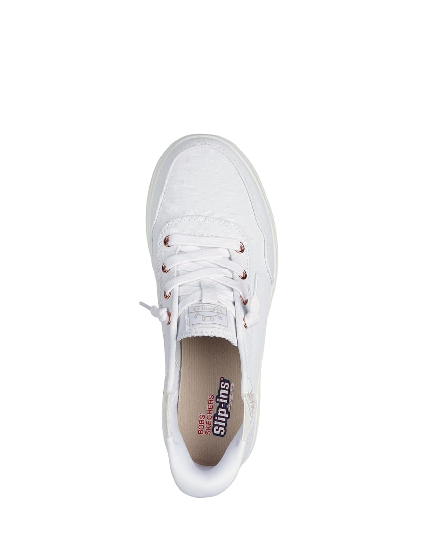 Skechers Slip-Ins: BOBS Skip Cute - B Cute Sweet Wide Fit - WHITE slider