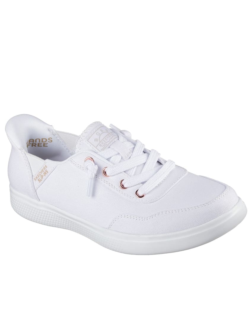 Skechers Slip-Ins: BOBS Skip Cute - B Cute Sweet Wide Fit - WHITE