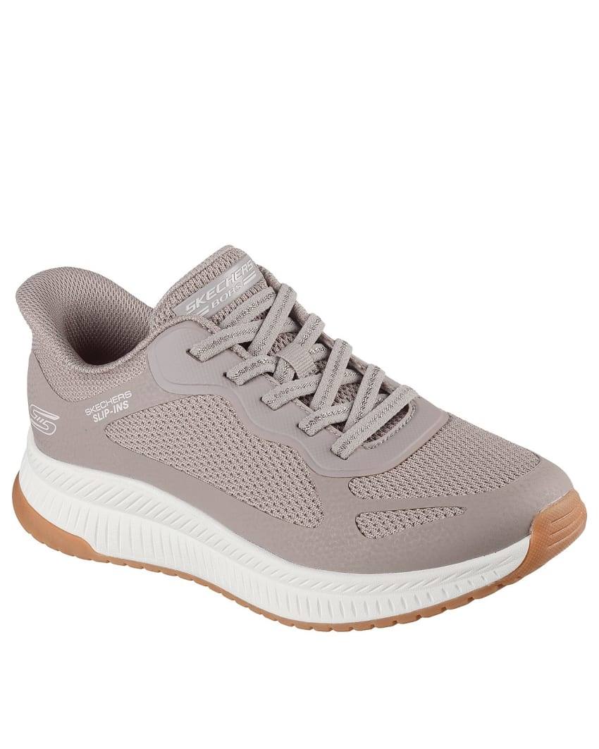 Skechers Slip-Ins: BOBS Squad 4 - Staple Look - TAUPE