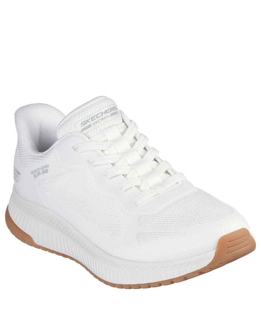 Skechers Slip-Ins: BOBS Squad 4 - Staple Look - WHITE