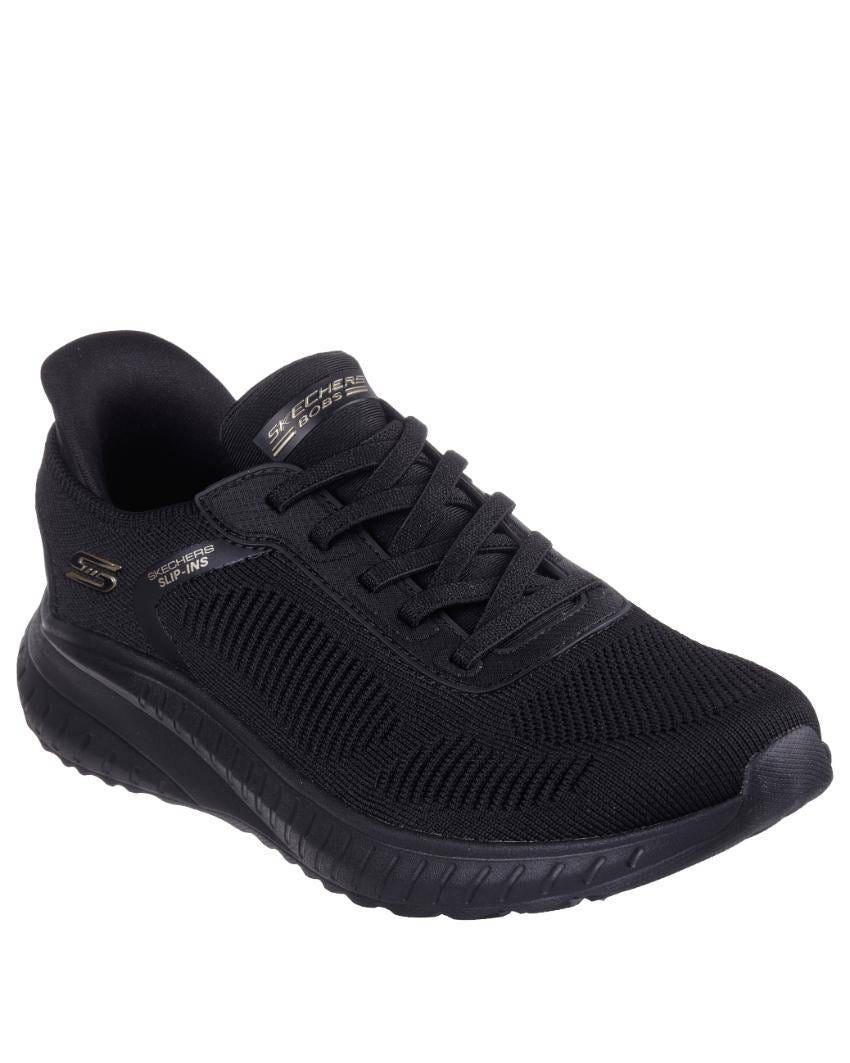 Skechers Slip-Ins: BOBS Squad Chaos Wide Fit - BLACK slider