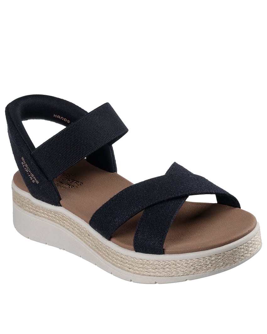 Skechers Slip-Ins: BOBS Sun Ray - Bright Take - BLACK slider