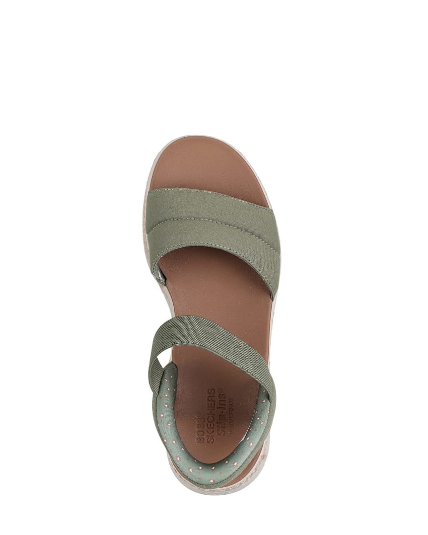 Skechers Slip-Ins: BOBS Sun Ray - OLIVE TEXTILE slider