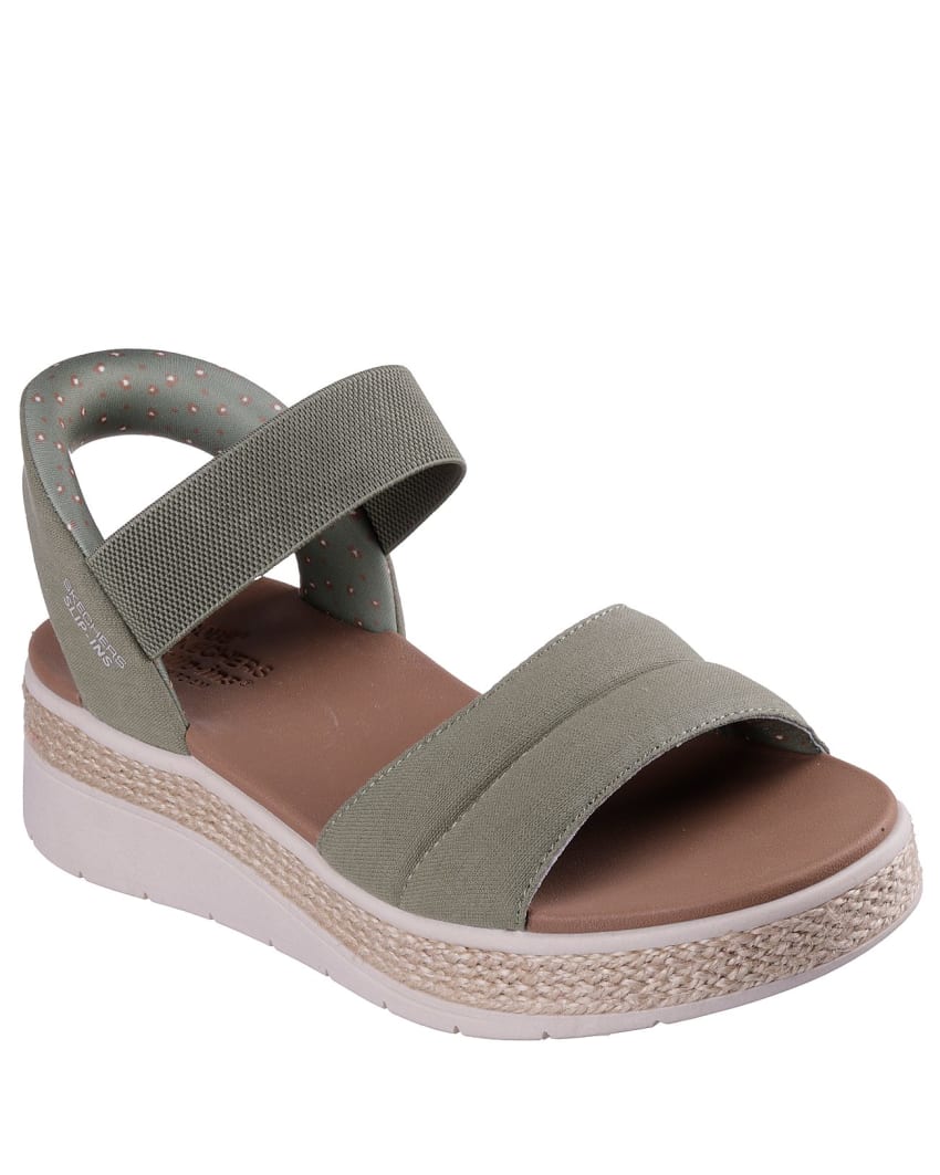 Skechers Slip-Ins: BOBS Sun Ray - OLIVE TEXTILE