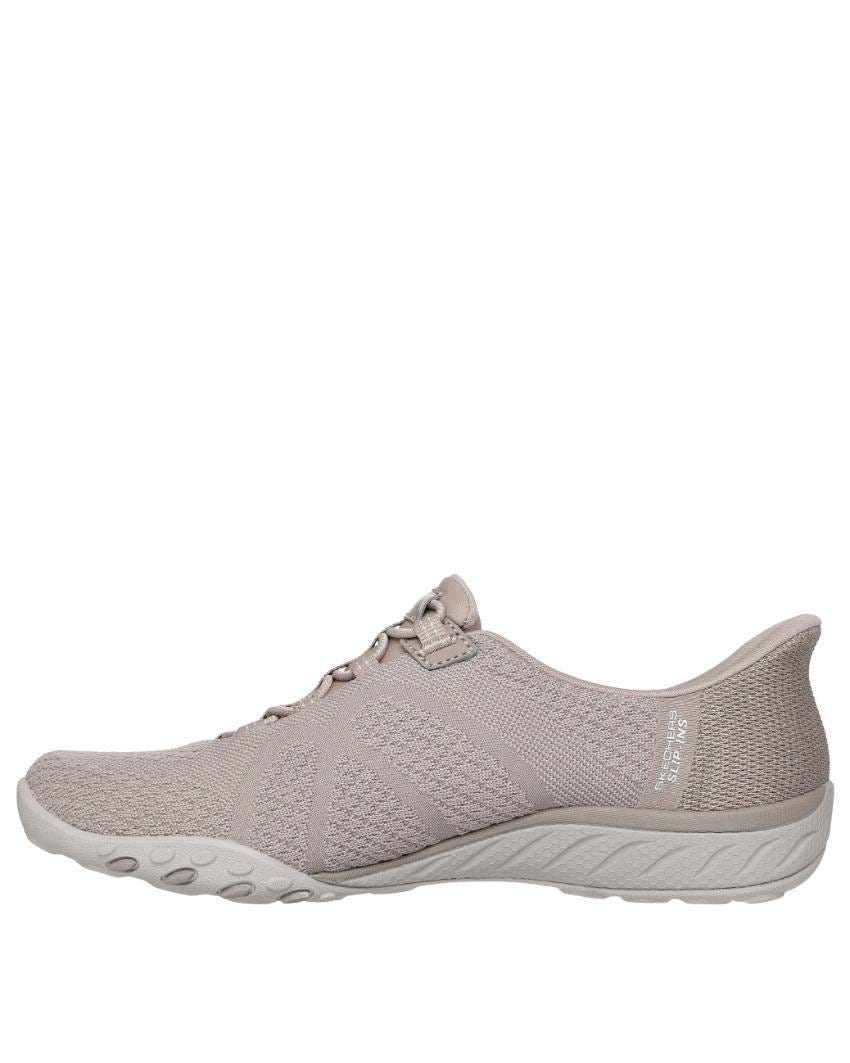 Skechers Slip-Ins: Breathe-Easy - Knitty Waves - TAUPE slider