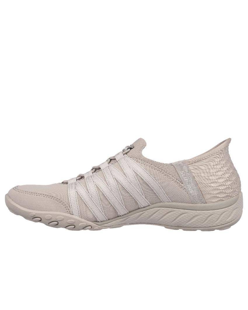 Skechers Slip-Ins: Breathe-Easy - Roll-With-Me Wide Fit - TAUPE slider