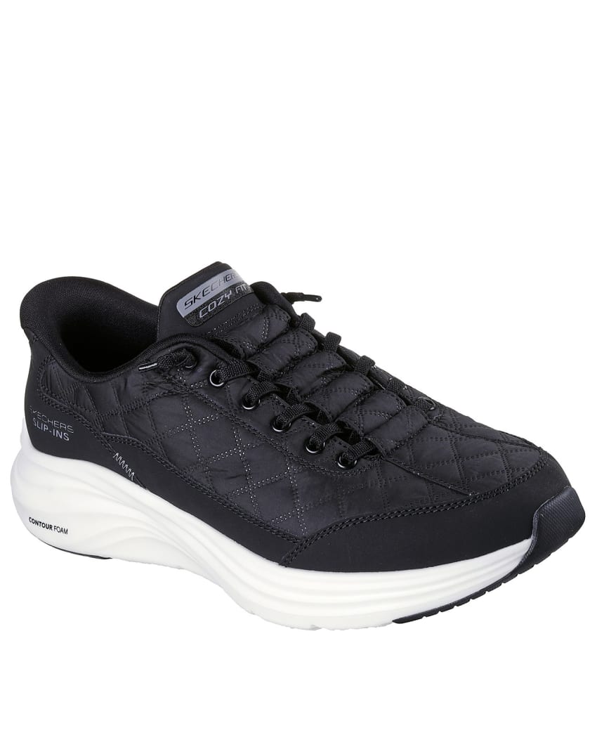 Skechers Slip-Ins: Contour Foam - Cozy Fit - BLACK/WHITE slider