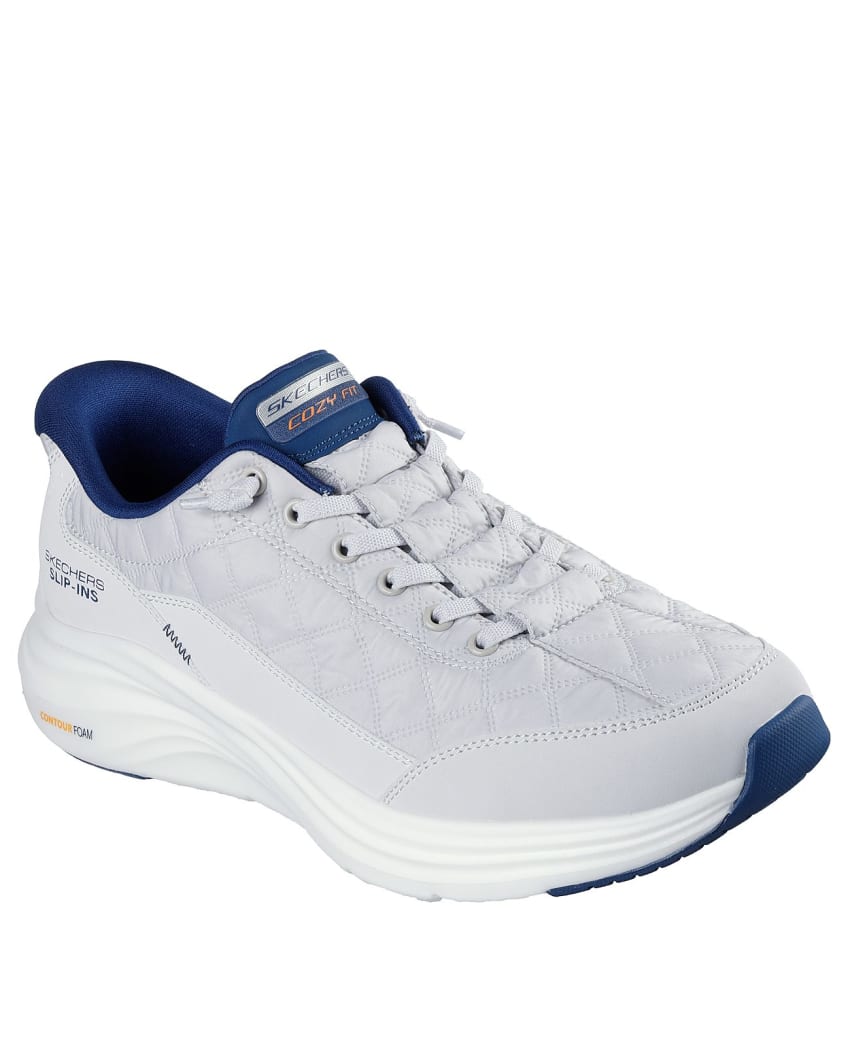 Skechers Slip-Ins: Contour Foam - Cozy Fit - GREY/NAVY