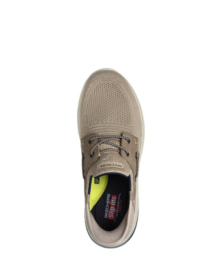 Skechers Slip-Ins: Delson 3.0 - Roth Wide Fit - TAUPE slider