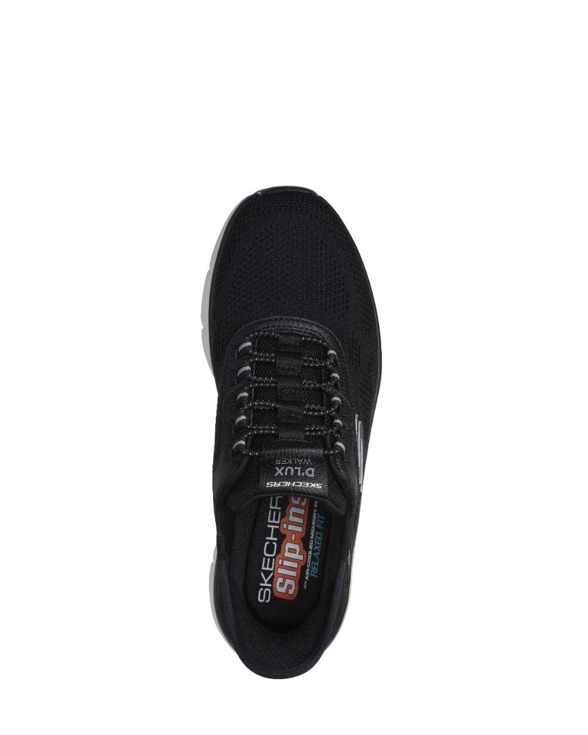 Skechers Slip-Ins: D'Lux Walker 2.0 - Rezinate - BLACK/GREY slider