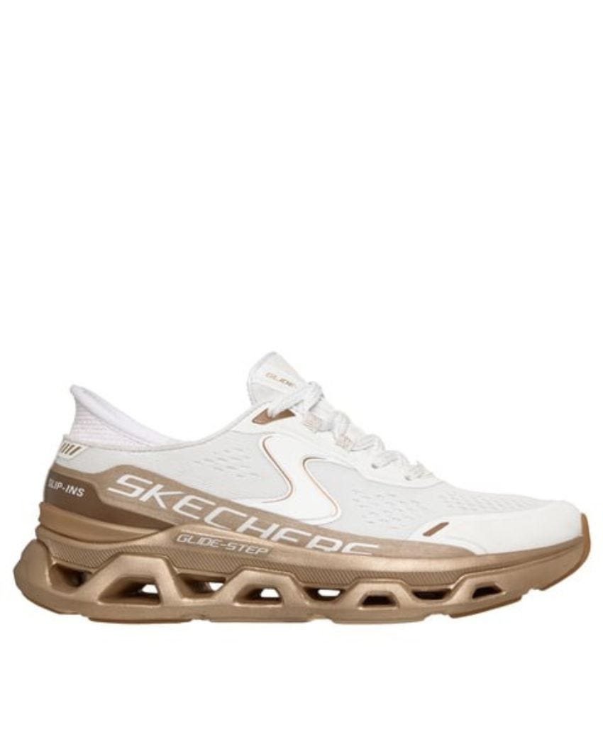 Skechers Slip-Ins: Glide-Step Altus - Starlight Shine - WHITE/GOLD slider