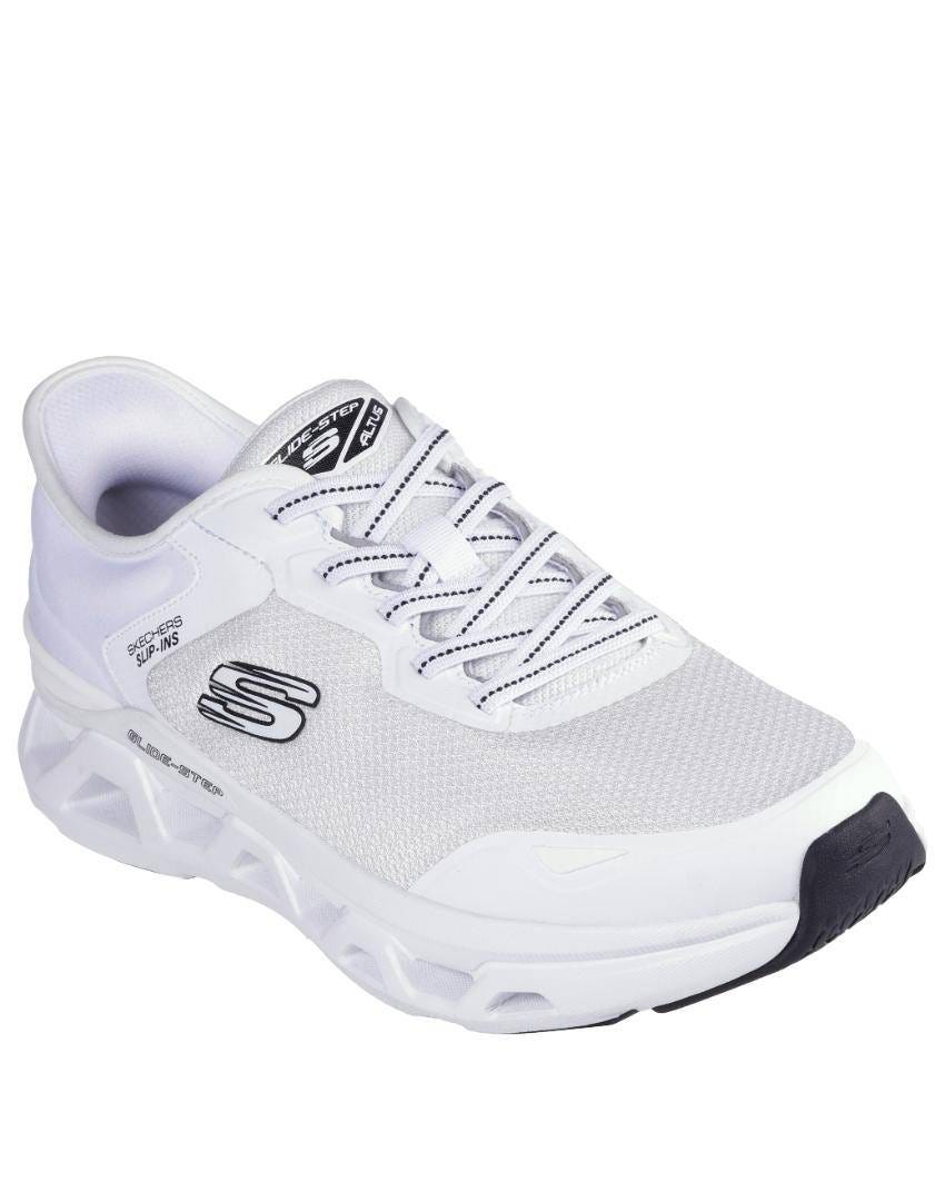 Skechers Slip-Ins: Glide-Step Altus - Turn - WHITE/BLACK slider