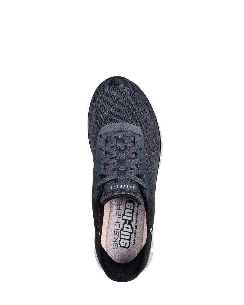 Skechers Slip-Ins: Glide-Step - Excite - BLACK/CHARCOAL slider