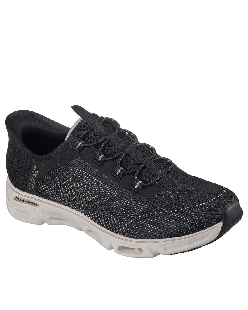 Skechers Slip-Ins: Glide-Step Gratify - Pace - BLACK/GOLD slider