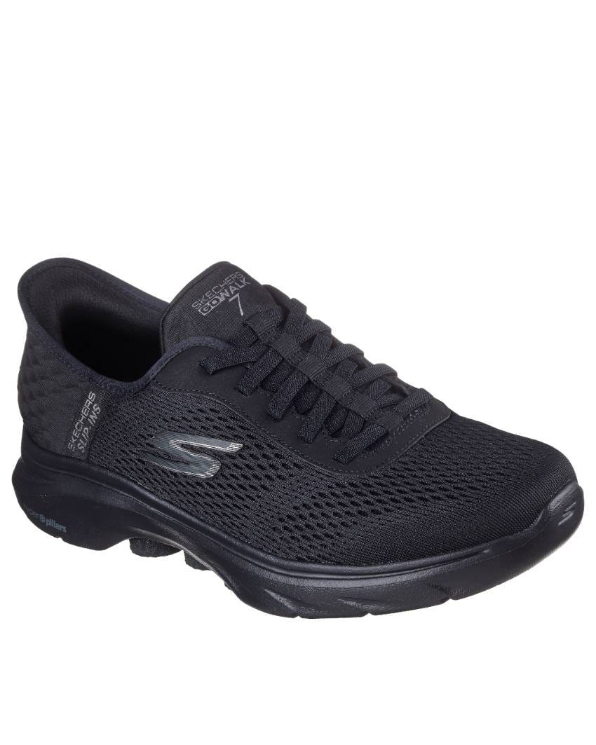 Skechers Slip-Ins: GO Walk 7 - Easy On 2 Extra Wide Fit - BLACK/BLACK slider