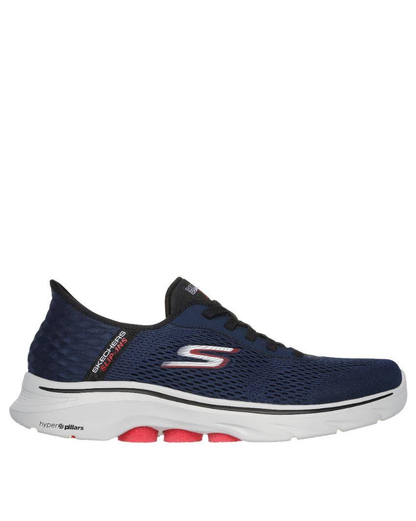 Skechers Slip-Ins: GO Walk 7 - Easy On 2 Extra Wide Fit - NAVY RED slider