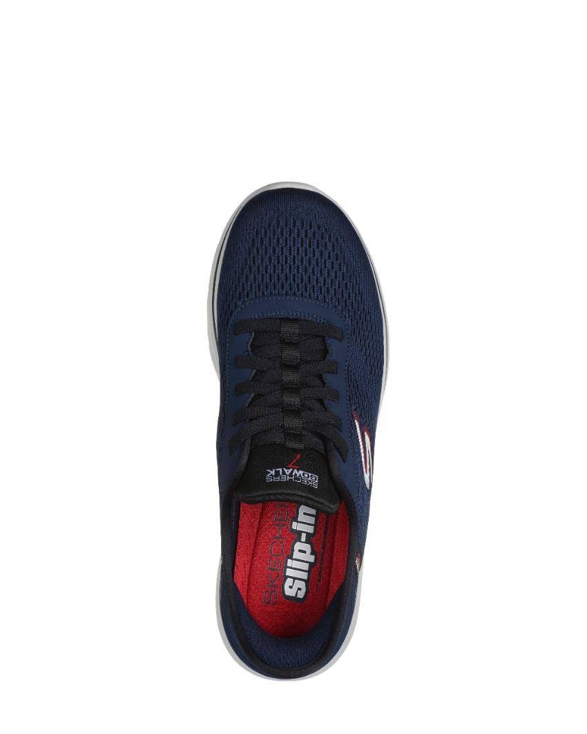 Skechers Slip-Ins: GO Walk 7 - Easy On 2 Extra Wide Fit - NAVY RED slider