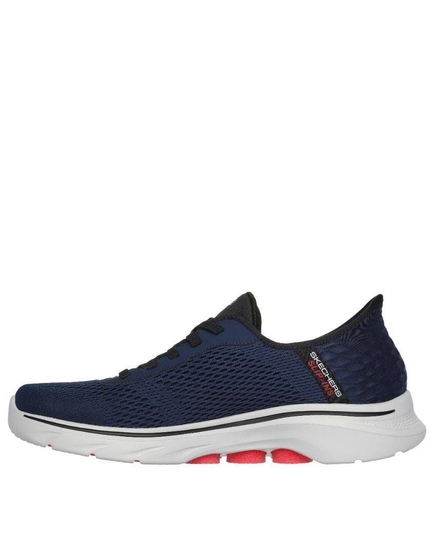Skechers Slip-Ins: GO Walk 7 - Easy On 2 Extra Wide Fit - NAVY RED slider