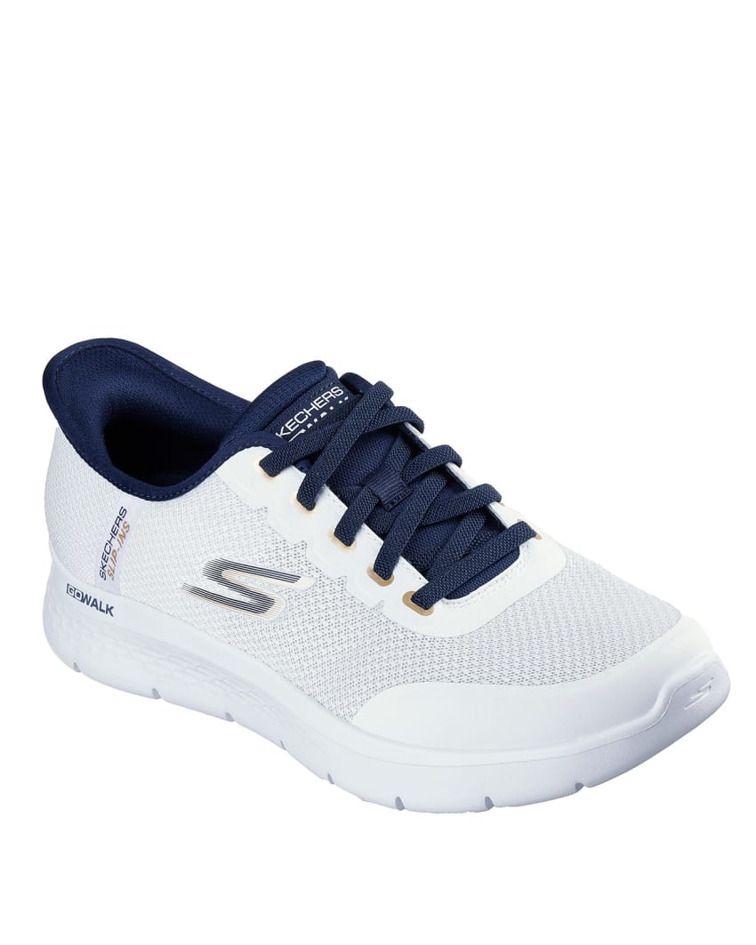 Skechers Slip-Ins: GO Walk Flex - Netro - WHITENAVY