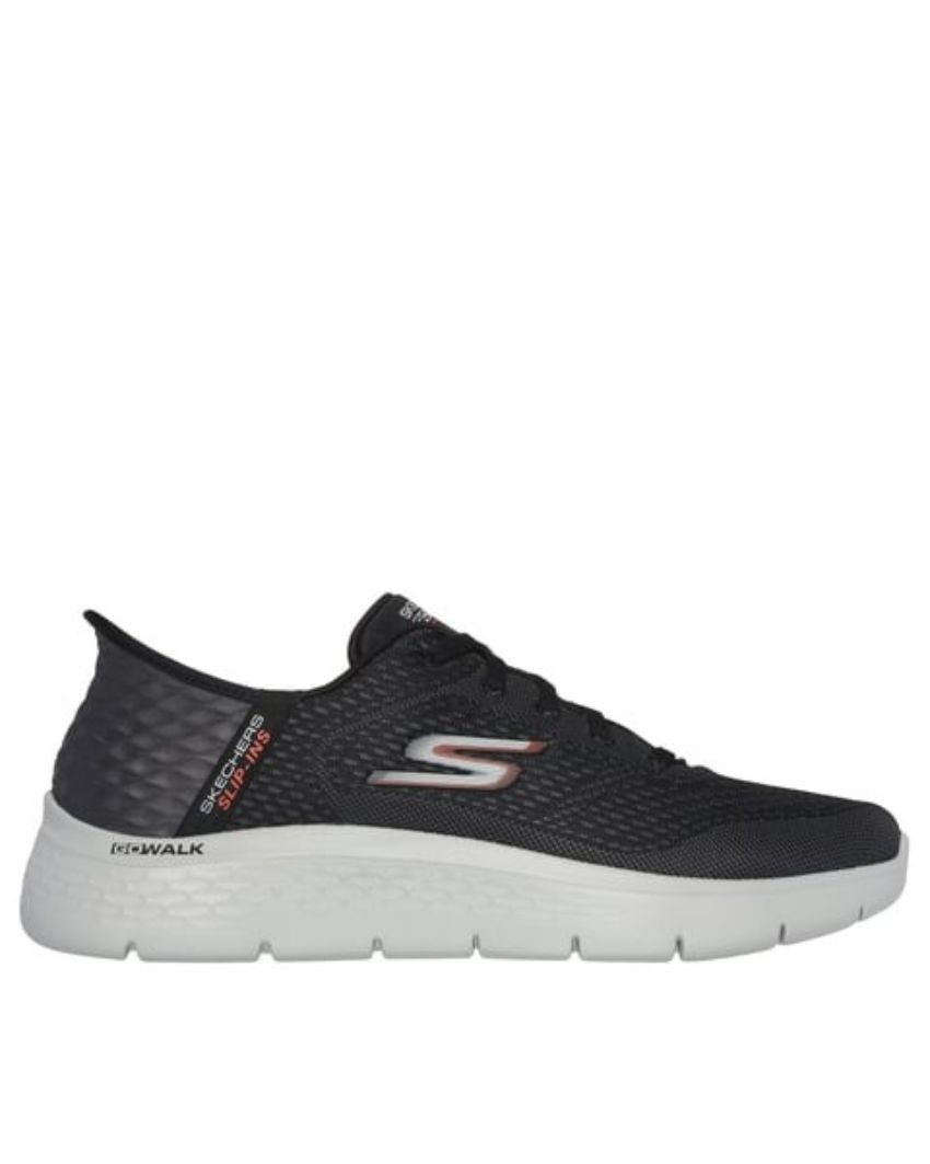 Skechers Slip-Ins: GO Walk Flex - New World - BLACK/ORANGE slider