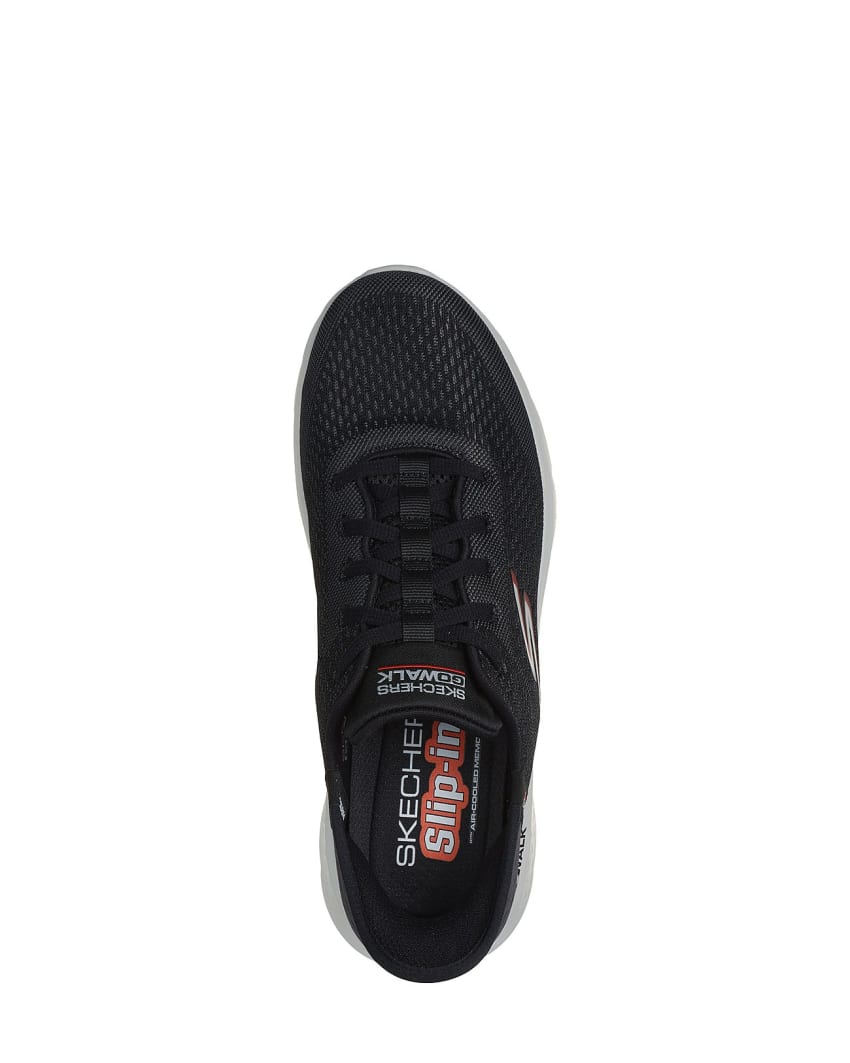Skechers Slip-Ins: GO Walk Flex - New World - BLACK/ORANGE slider