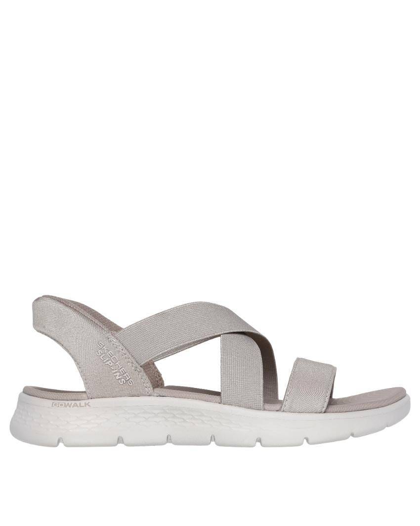 Skechers Slip-Ins: GO Walk Flex Sandal - Glimmer - TAUPE/SILVER slider