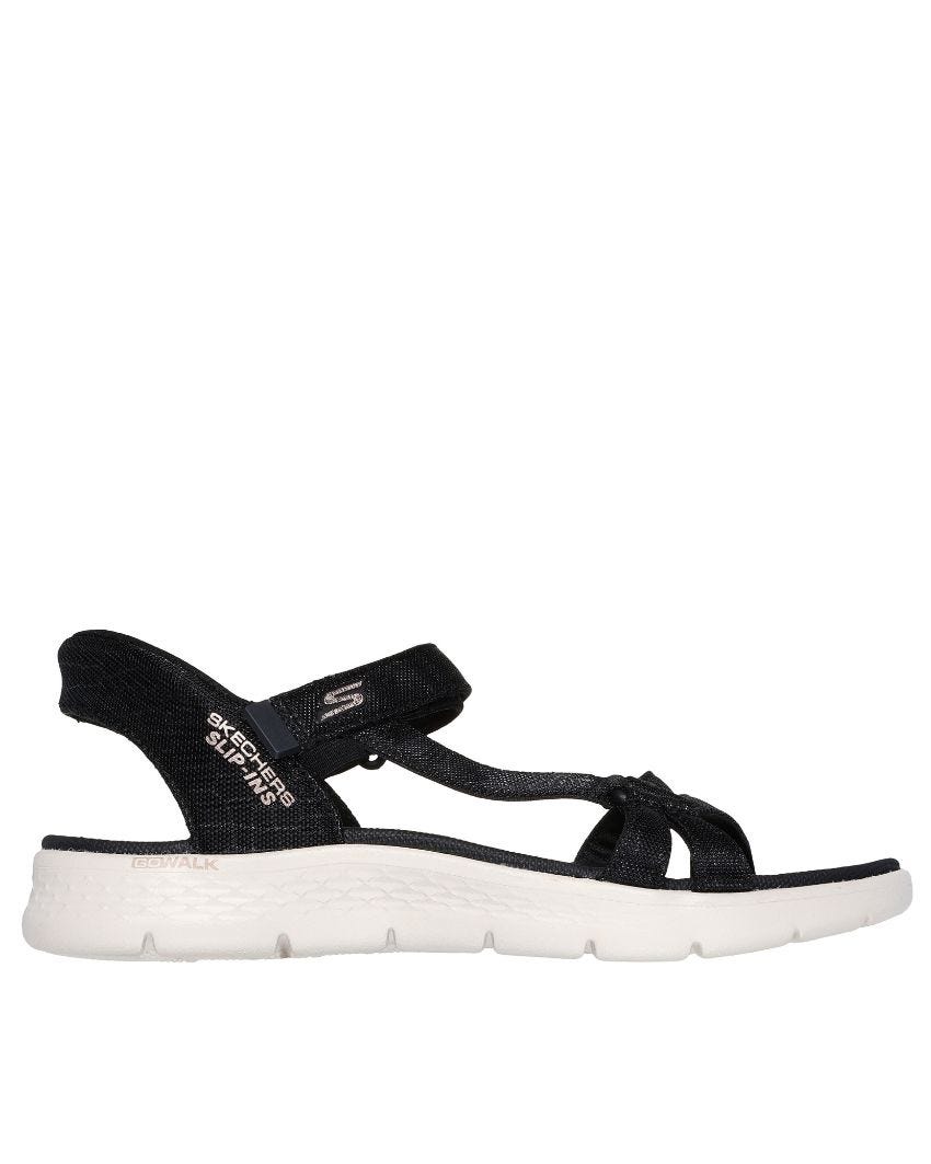 Skechers Slip-Ins: GO Walk Flex Sandal - Sssophia - BLACK/ROSE GOLD slider