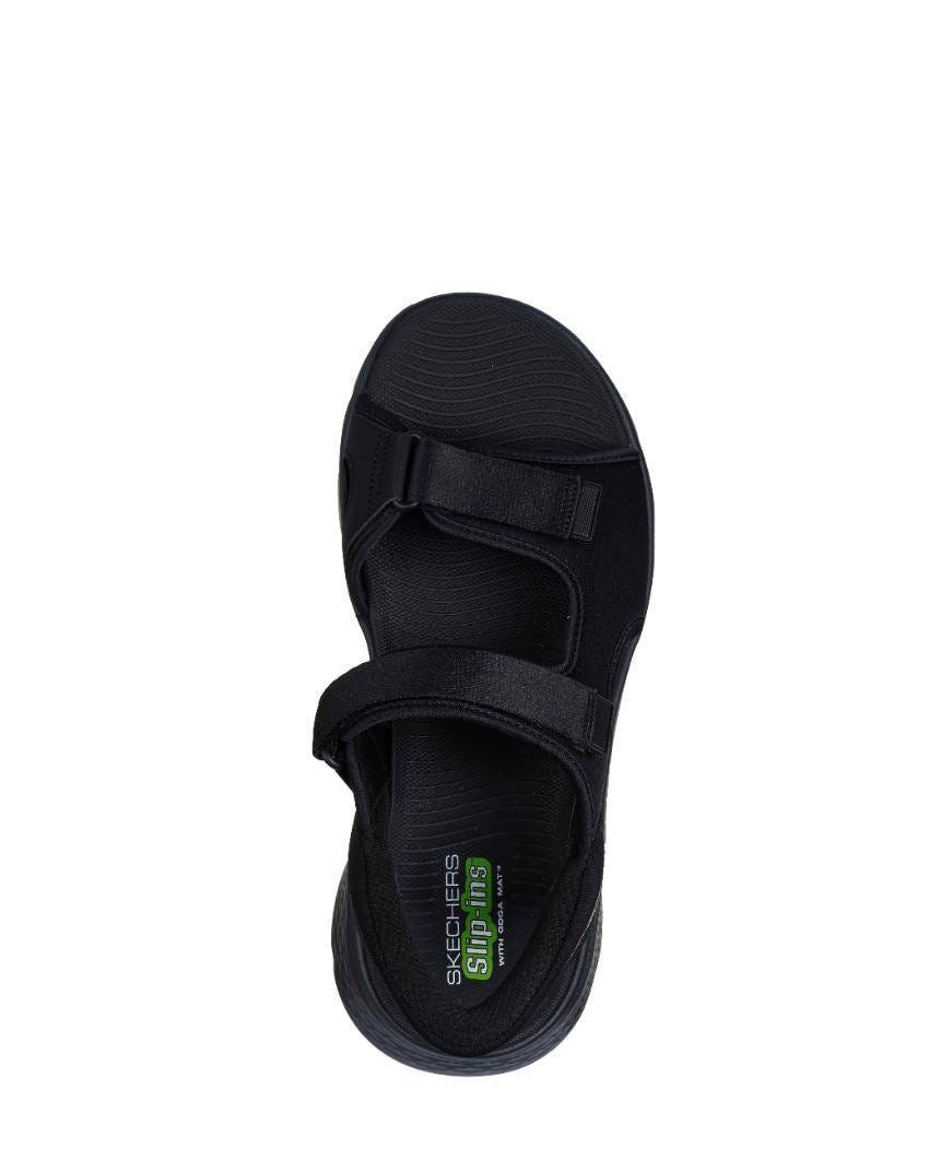 Skechers Slip-Ins: GO Walk Flex Sandals - Easy Entry - BLACK/LIME slider