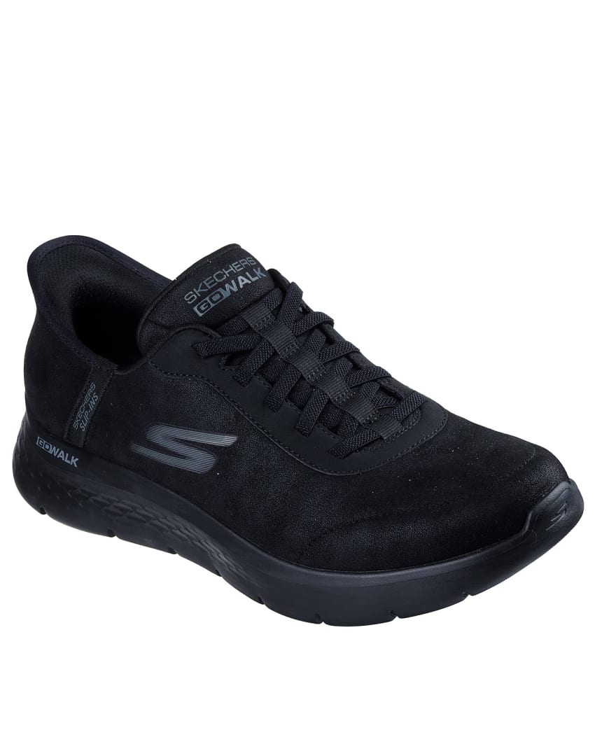 Skechers Slip-Ins: Go Walk Flex - Smooth Motion - BLACK/BLACK