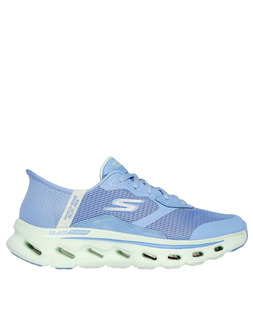 Skechers Slip-Ins: GO Walk Glide-Step 2.0 - Belah - BLUE/LIME slider