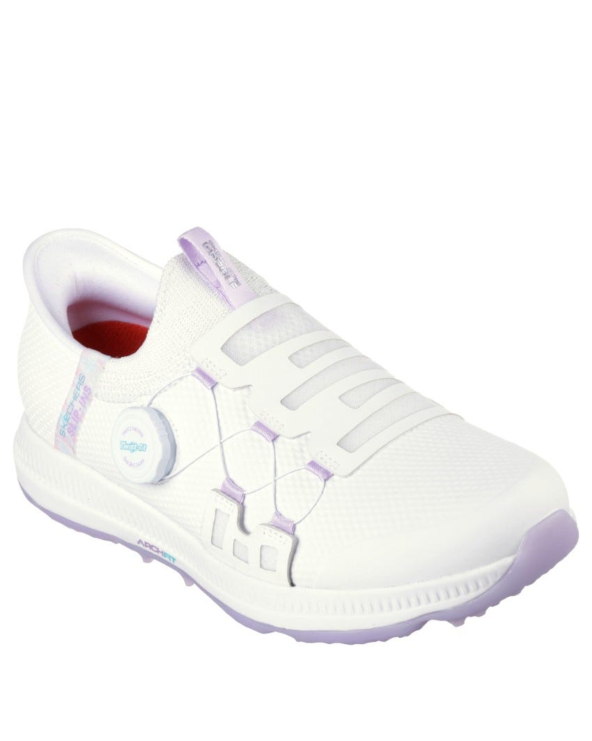 Skechers Slip-Ins: GOgolf Elite 5 - WHITE/LAVENDER slider