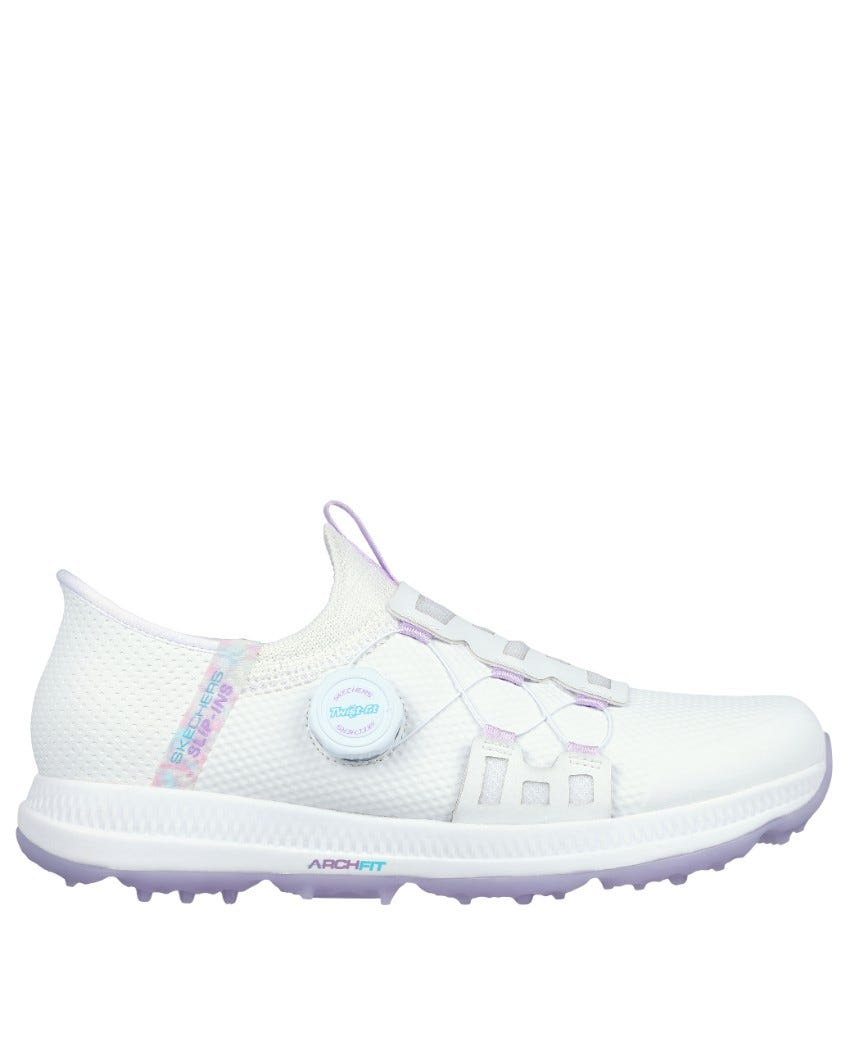 Skechers Slip-Ins: GOgolf Elite 5 - WHITE/LAVENDER slider