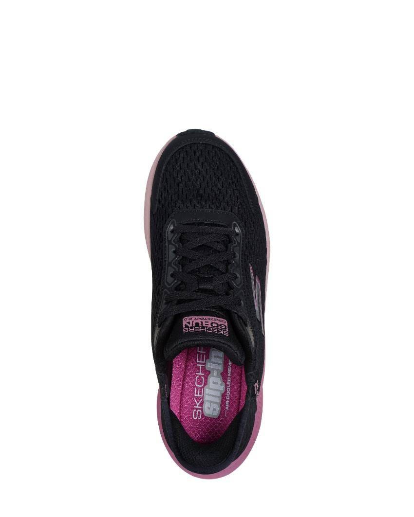 Skechers Slip-Ins: GOrun Consistent 2.0 - Cameroon - BLACK/MAUVE slider