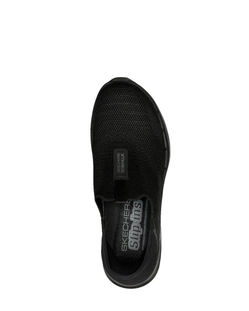 Skechers Slip-Ins: GOwalk 6 - Fabulous View - BLACK/BLACK slider