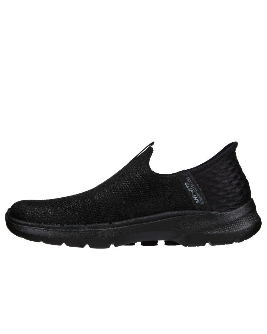 Skechers Slip-Ins: GOwalk 6 - Fabulous View - BLACK/BLACK slider