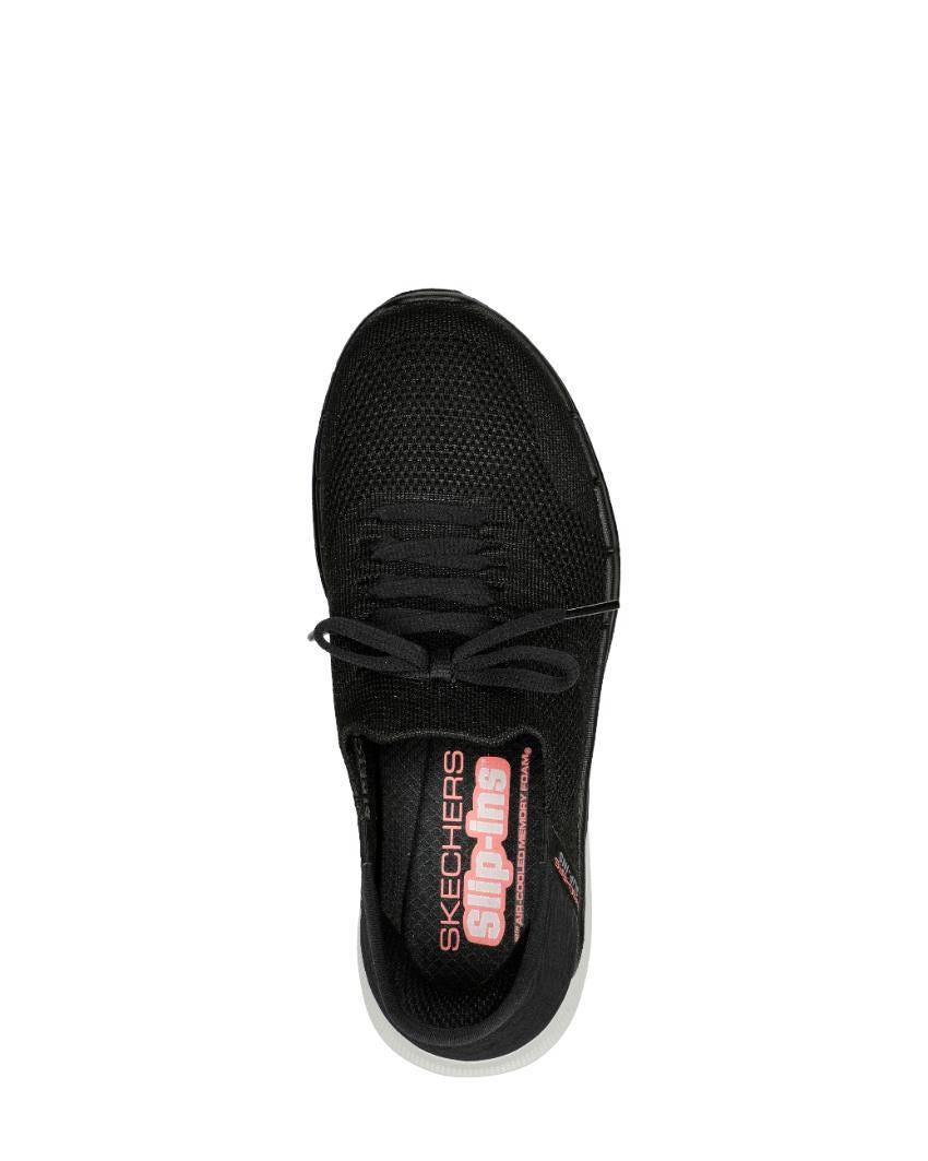 Skechers Slip-Ins: GOwalk 6 - Lovely Day - BLACK/HOT PINK slider