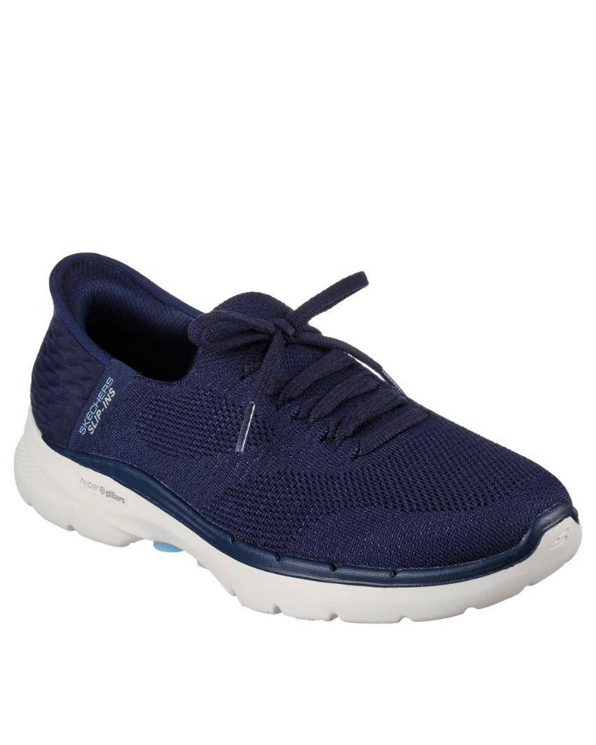 Skechers Slip-Ins: GOwalk 6 - Lovely Day - NAVY/BLUE slider