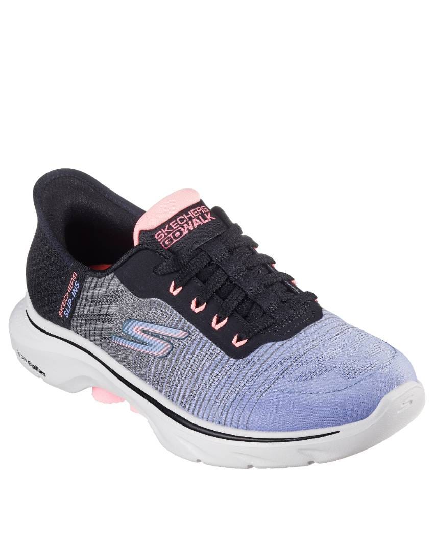 Skechers Slip-Ins: GOwalk 7 - Adel - BLACK/MULTI slider