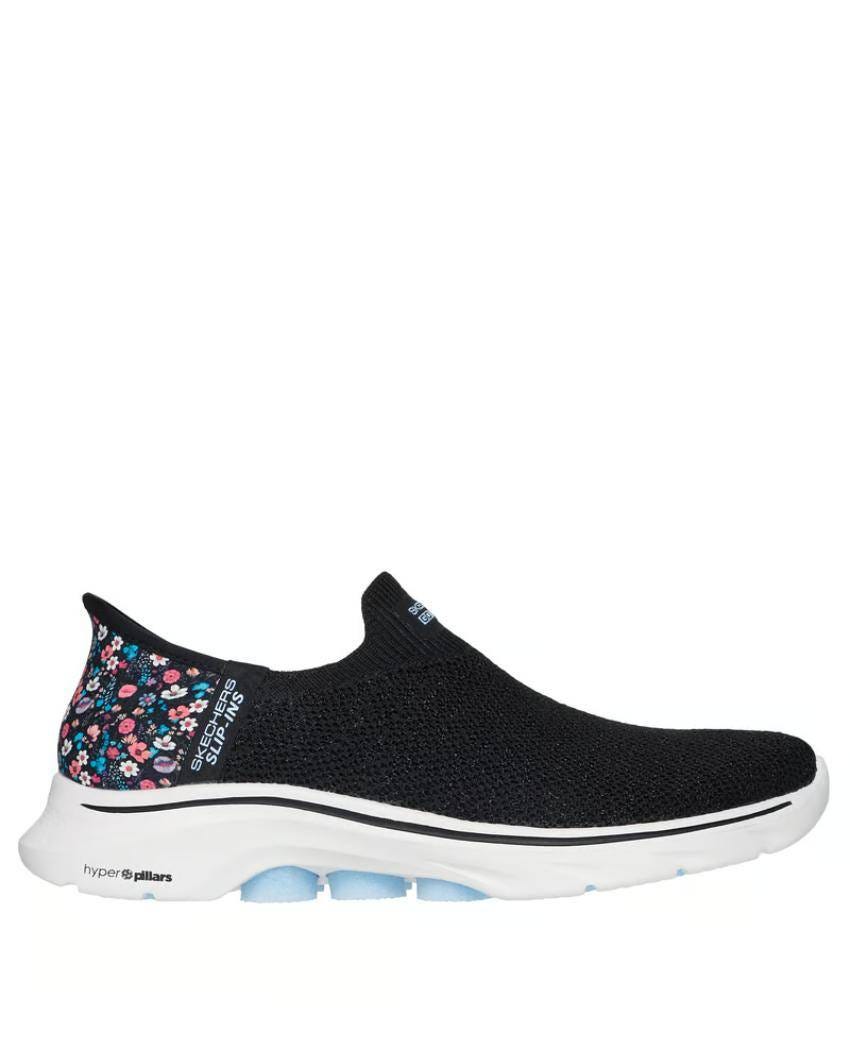 Skechers Slip-Ins: GO Walk 7 - BLACK/LIGHT BLUE slider