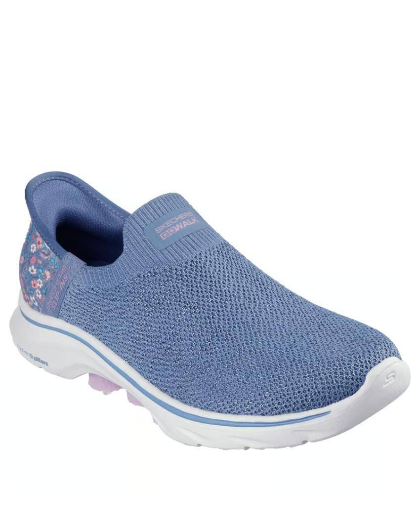 Skechers Slip-Ins: GOwalk 7 - BLUE/LAVENDER