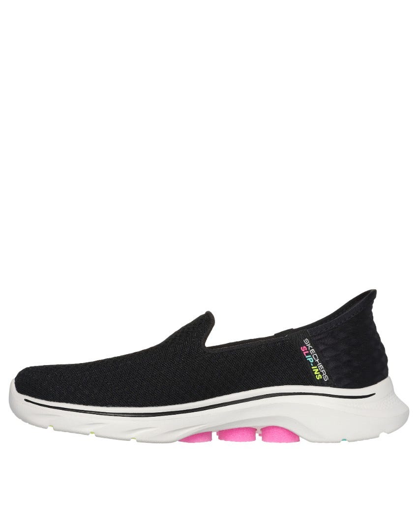 Skechers Slip-Ins: GOwalk 7 - Daley - BLACK/HOT PINK slider