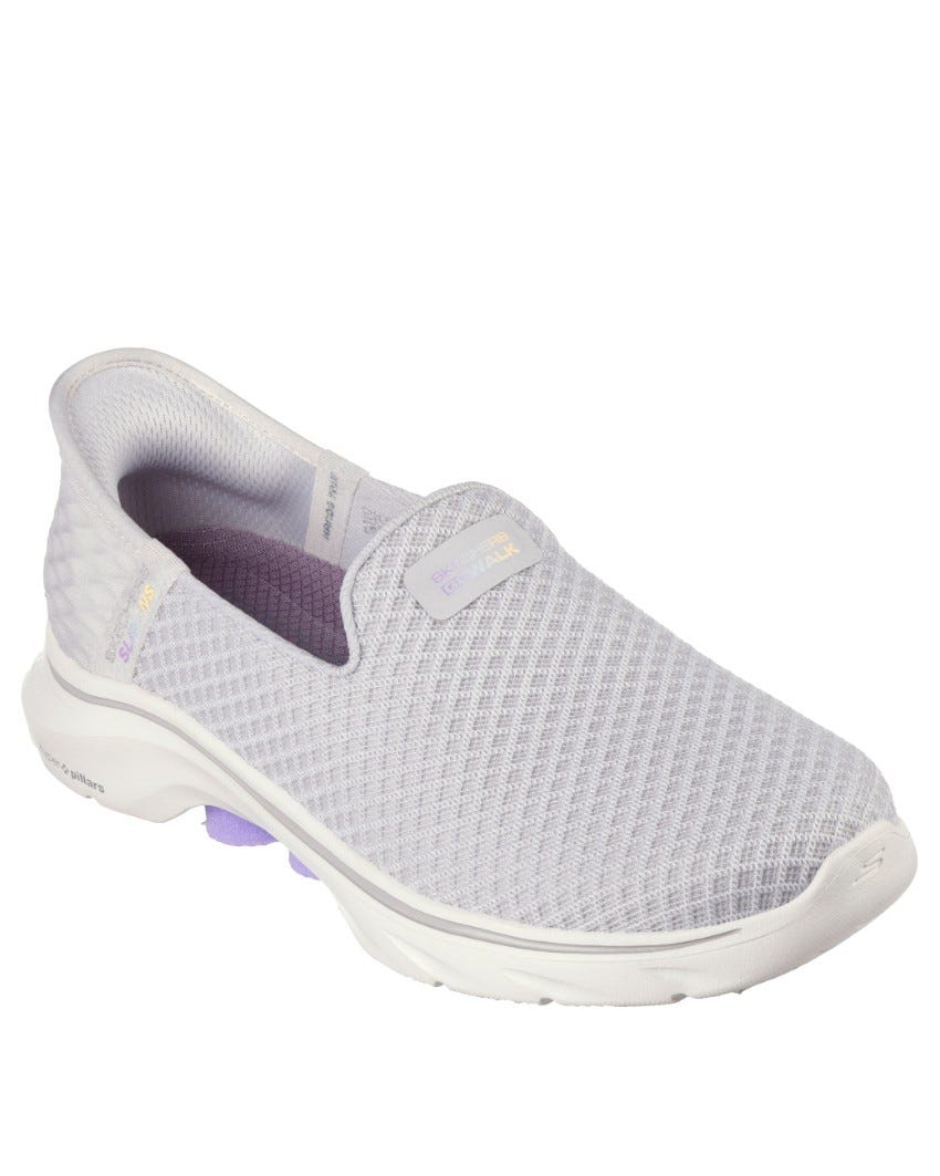 Skechers Slip-Ins: GOwalk 7 - Daley - GREY/LAVENDER slider