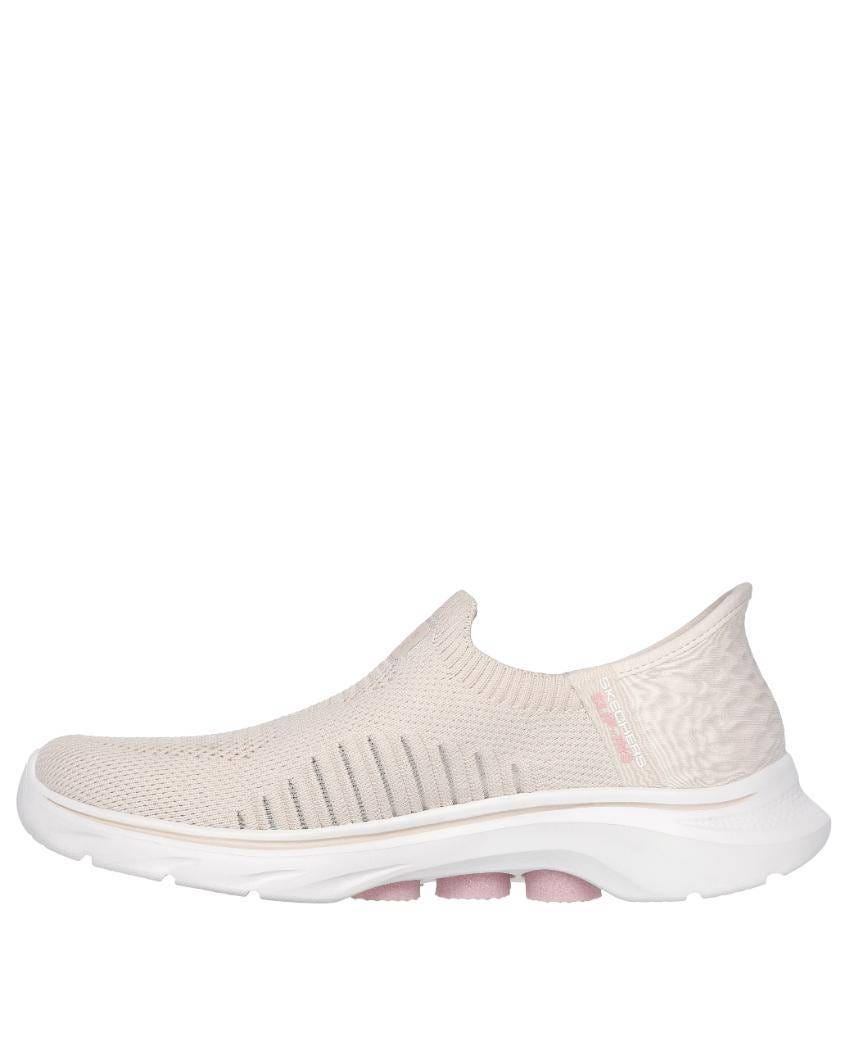 Skechers Slip-Ins: GOwalk 7 - Dayla - NATURAL/PINK slider