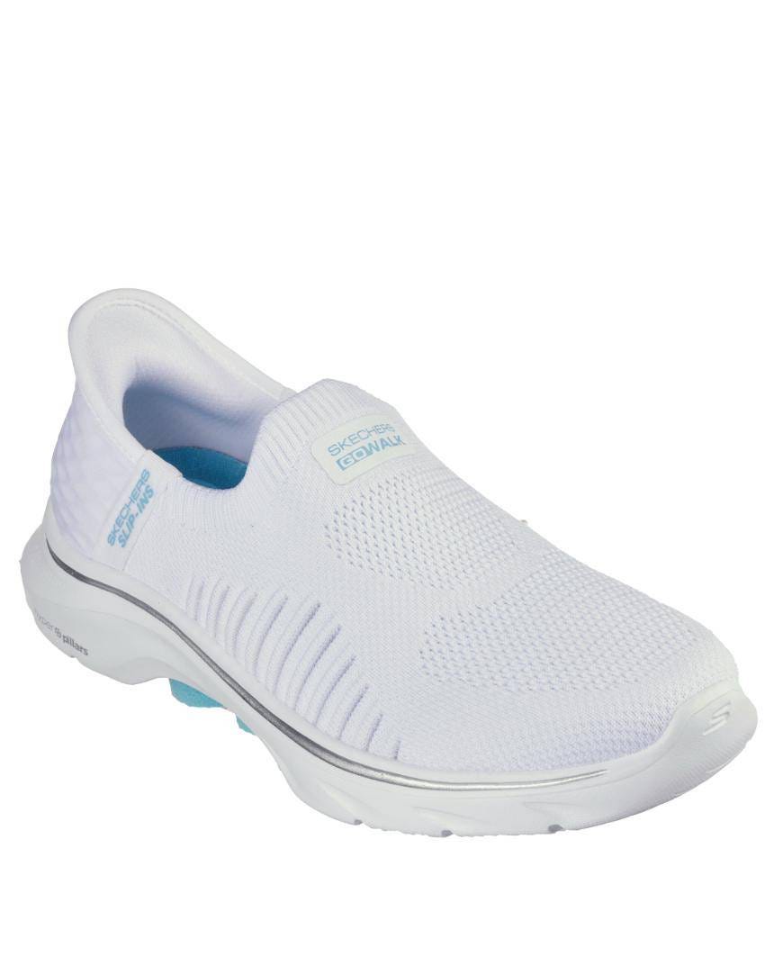 Skechers Slip-Ins: GOwalk 7 - Dayla - WHITE/AQUA slider