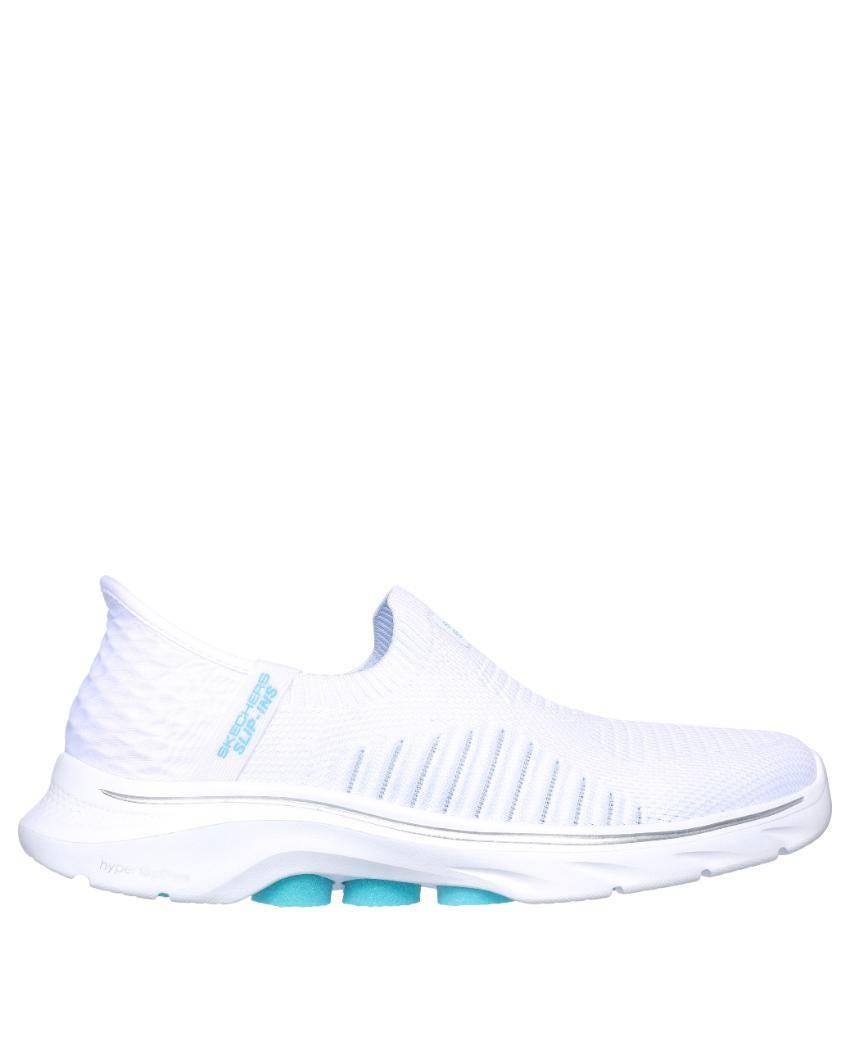 Skechers Slip-Ins: GOwalk 7 - Dayla - WHITE/AQUA slider